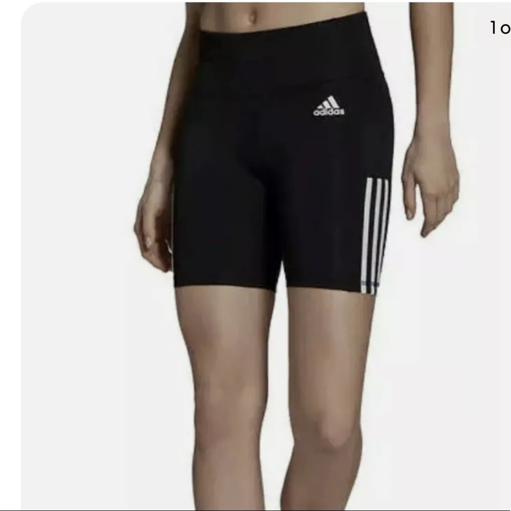 NWT Adidas Ladie's Bike Short Black/White